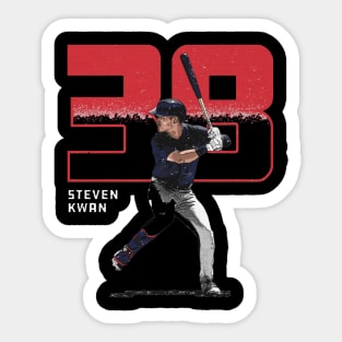 Steven Kwan Cleveland Outline Sticker